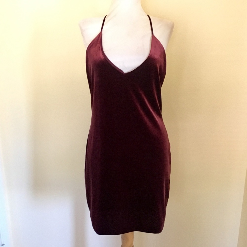 Velvet Racerback Dress
